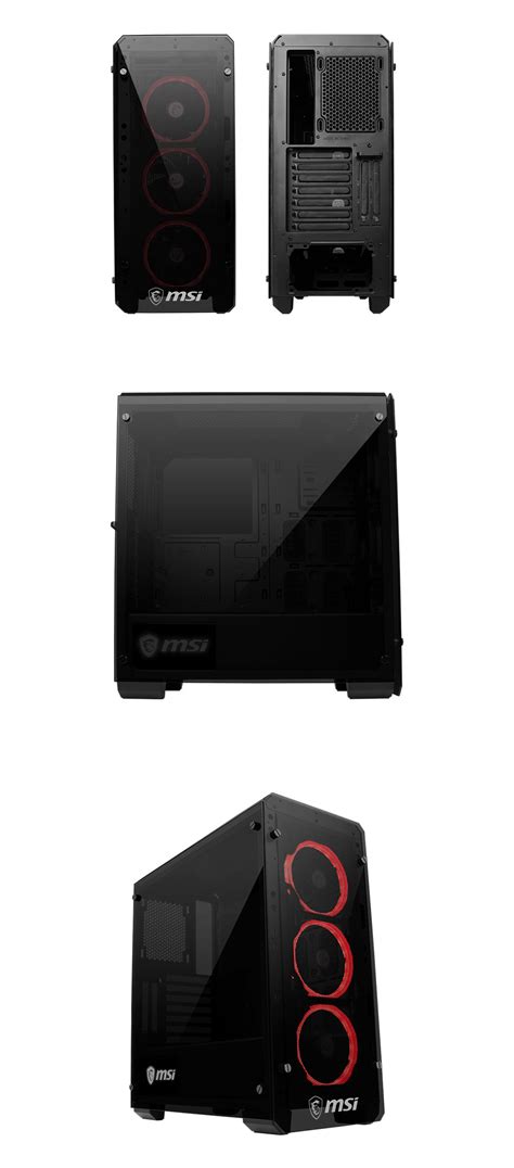 msi mag pylon tempered glass
